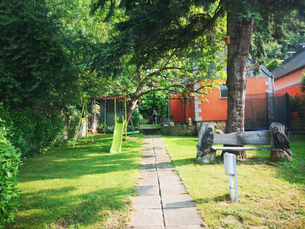 Ferienhaus Franz - An Der Elbe, Mit Grossem Garten Pirna Eksteriør billede