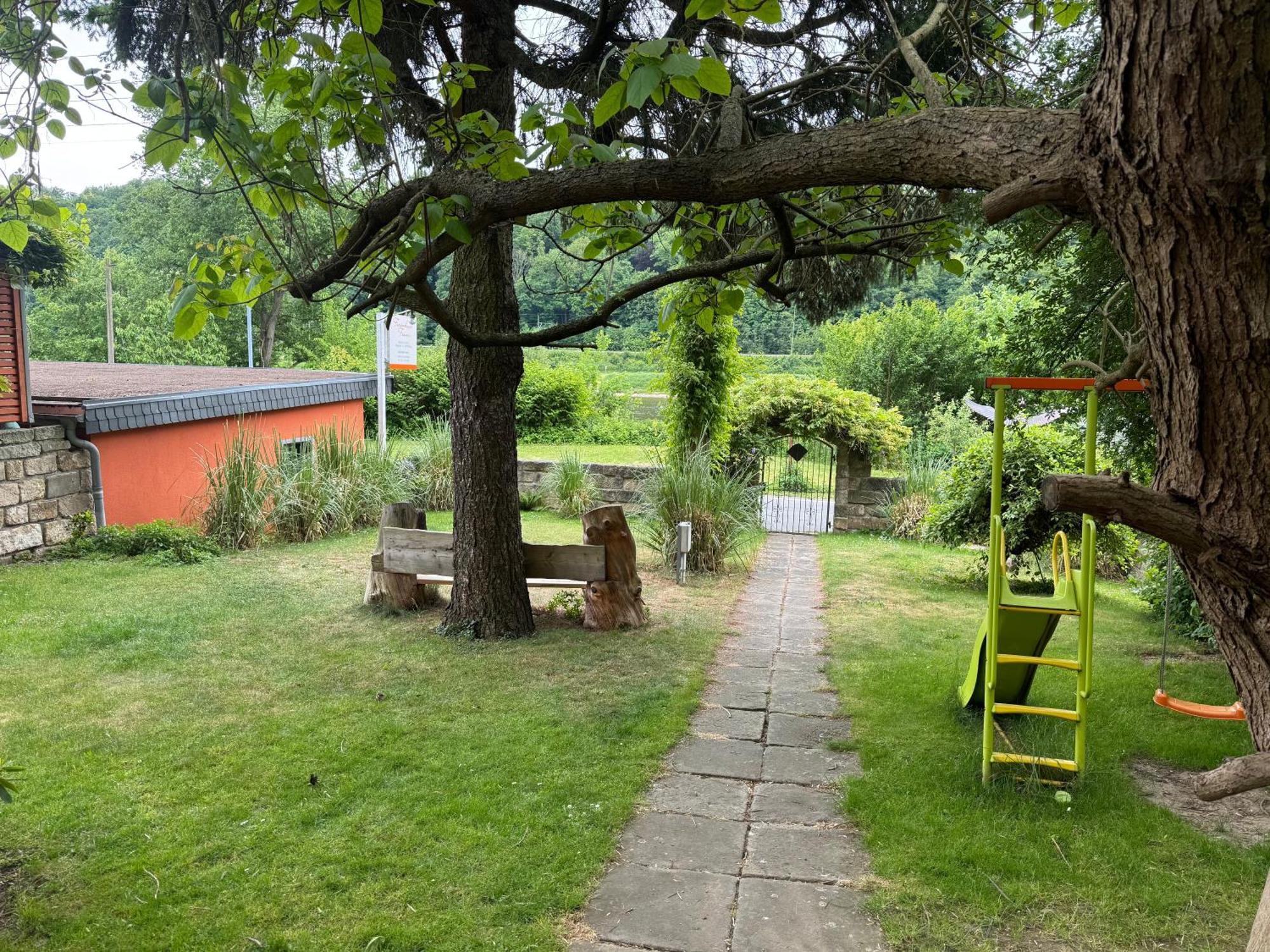 Ferienhaus Franz - An Der Elbe, Mit Grossem Garten Pirna Eksteriør billede